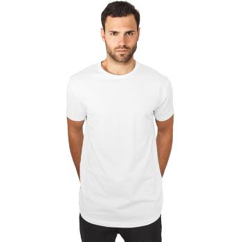 Pánské tričko Urban Classics Shaped Long Tee white - S