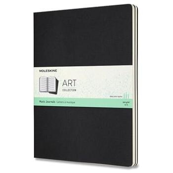 MOLESKINE XL, notový, černý (ARTMUS4)