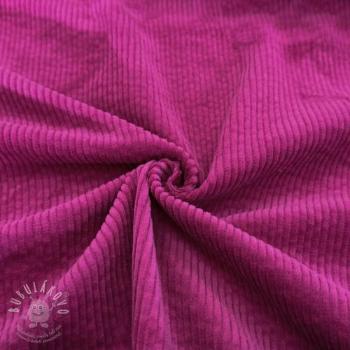 Manšestr 6W WASHED STRETCH fuchsia