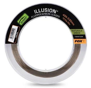 Fox fluorocarbon edges illusion leader naturals green 50 m - 0,60 mm 18,2 kg