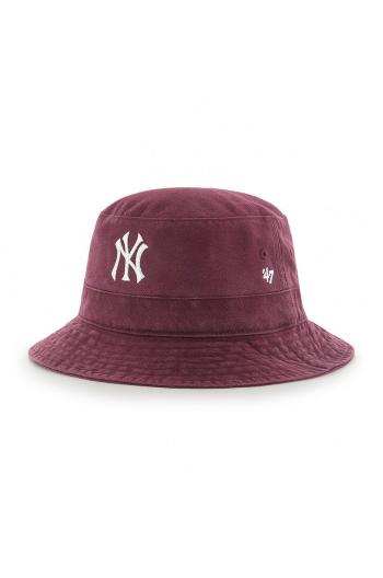 Klobouk 47brand MLB New York Yankees fialová barva, bavlněný