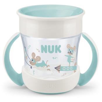 NUK Magic Cup Mini hrnek s držadly 6m+ Green 160 ml