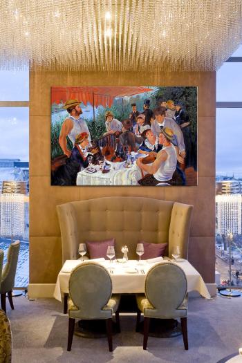 Obraz na plátne OBED NA LODI – Pierre Auguste Renoir | rôzne rozmery