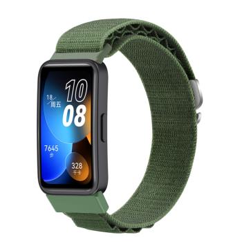 NYLON remienok pre Huawei Band 8 / 9 zelený