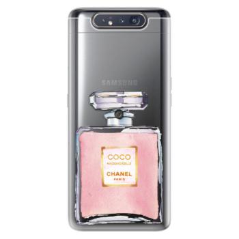 Odolné silikonové pouzdro iSaprio - Chanel Rose - Samsung Galaxy A80