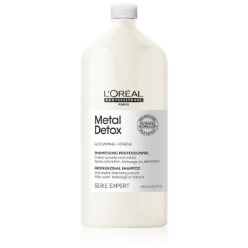 L’Oréal Professionnel Serie Expert Metal Detox hloubkově čisticí šampon pro barvené a poškozené vlasy 1500 ml