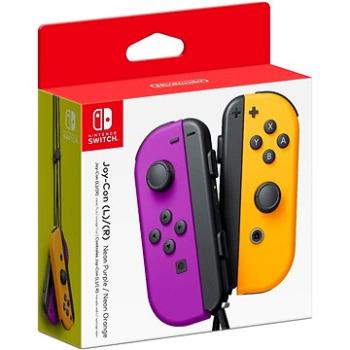 Nintendo Switch Joy-Con ovladače Neon Purple/Neon Orange (045496431310)