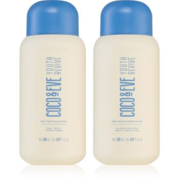 Coco & Eve Youth Revive Pro Youth Hair Duo Kit sada pro lesk a hebkost vlasů