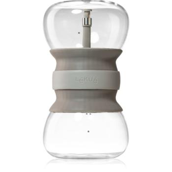 Lékué Tea Infuser skleněná čajová konvice s infuzérem barva Brown 500 ml