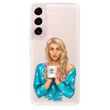 Odolné silikonové pouzdro iSaprio - Coffe Now - Blond - Samsung Galaxy S22 5G