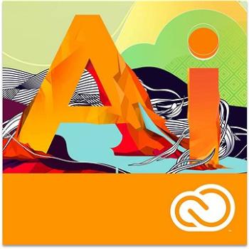 Adobe Illustrator, Win/Mac, EN, 12 měsíců, obnova (elektronická licence) (65297601BA01B12)