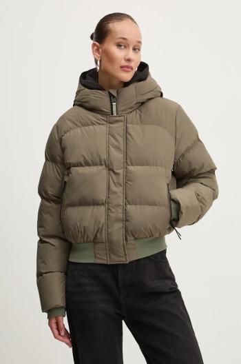 Bunda Superdry dámská, zelená barva, zimní, W5011723A-8MI