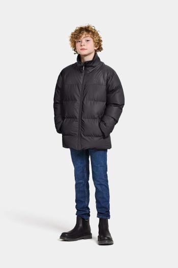 Dětská bunda Didriksons MEGA KIDS JKT černá barva, 505364