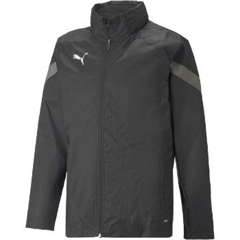 Puma TEAMFINAL ALL WEATHER JACKET Pánská fotbalová mikina, černá, velikost