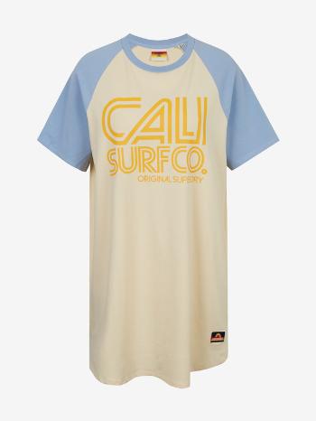 SuperDry Cali Surf Raglan Tshirt Dress Šaty Růžová