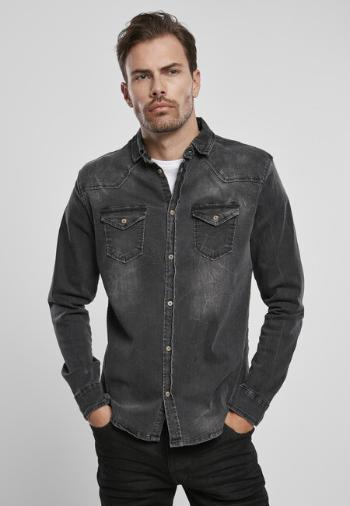 Brandit Riley Denim Shirt black - 3XL