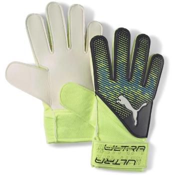 Puma ULTRA GRIP 4 Pánské brankářské rukavice, světle zelená, velikost