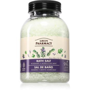 Green Pharmacy Rossemary & Maroccan Mint Bath Salt sare de baie relaxanta 1000 g