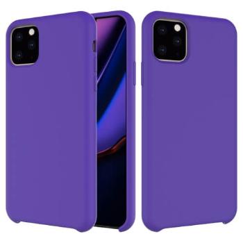 RUBBER Gumený kryt Apple iPhone 11 Pro Max tmavofialový