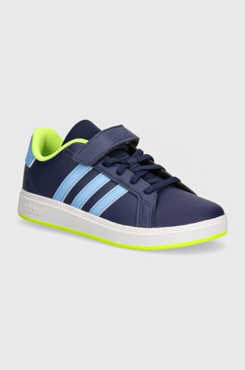 Dětské sneakers boty adidas GRAND COURT 2.0 EL C tmavomodrá barva, IE5994