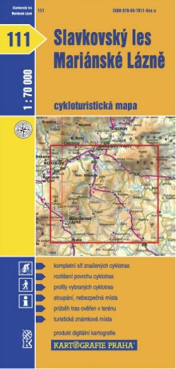 1: 70T(111)-Slavkovský les,Mariánské Lázně (cyklomapa)