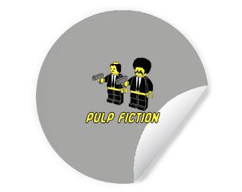 Samolepky kruh Pulp Fiction Lego