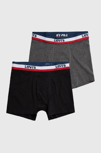 Dětské boxerky Levi's černá barva