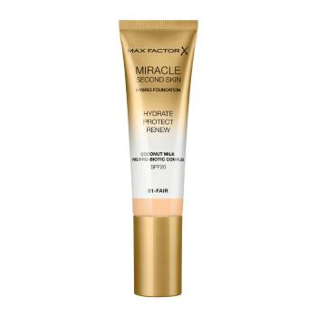 Max Factor Pečující make-up pro přirozený vzhled pleti Miracle Touch Second Skin SPF 20 (Hybrid Foundation) 30 ml 03 Light