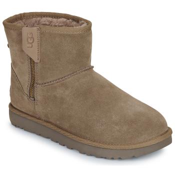 UGG  CLASSIC MINI BAILEY ZIP  Polokozačky Hnedá