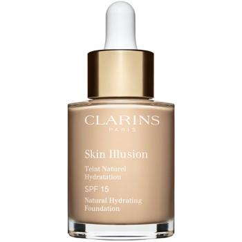 Clarins Skin Illusion Natural Hydrating Foundation rozjasňující hydratační make-up SPF 15 odstín 105N Nude 30 ml