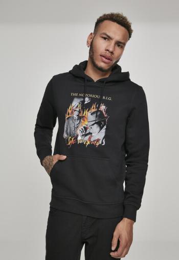 Mr. Tee Biggie Flames Hoody black - XS