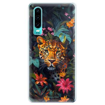 Odolné silikonové pouzdro iSaprio - Flower Jaguar - Huawei P30