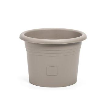 Plastia Samozavlažovací květináč Narza pr. 50 cm, taupe, pr. 50 cm