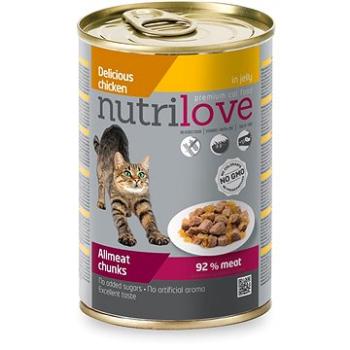 Nutrilove kuřecí v želé 400 g (8595606401693)