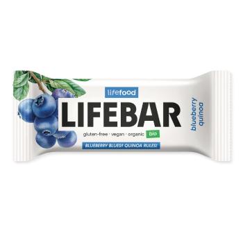 Tyčinka Lifebar borůvková s quinoou RAW 40 g BIO   LIFEFOOD