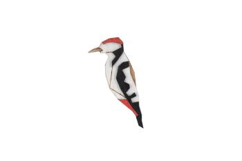 Brož Woodpecker Brooch ze dřeva s praktickým zapínáním a možností výměny či vrácení do 30 dnů zdarma.