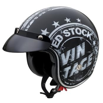 Moto přilba W-TEC Café Racer  Vintage Stock  XXL (63-64)