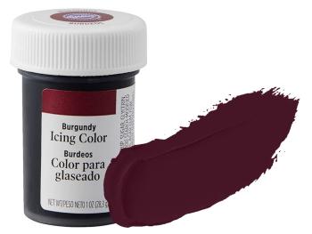 Gelové barvy Wilton Burgundy (vínová) - Wilton