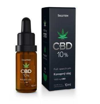 Salutem CBD 10% konopný olej 10 ml