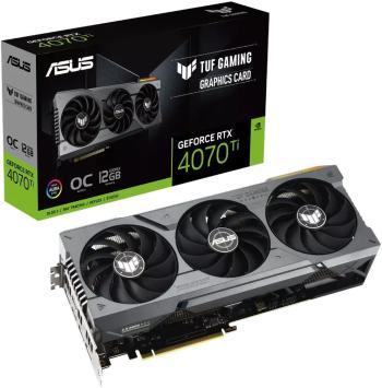 Videókártya ASUS TUF GAMING GeForce RTX 4070 Ti 12GB OC