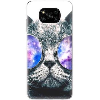 iSaprio Galaxy Cat pro Xiaomi Poco X3 Pro / X3 NFC (galcat-TPU3-pX3pro)