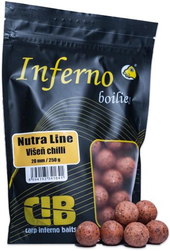 Carp inferno boilies nutra line višňa chilli - 20 mm 250 g