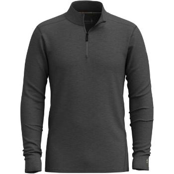 Smartwool CLASSIC A-S MERINO BL 1/4 ZIP Pánské spodní triko, tmavě šedá, velikost