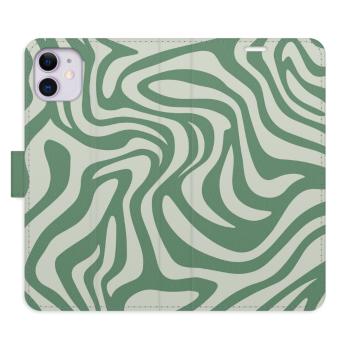 Flipové pouzdro iSaprio - Zebra Green 02 - iPhone 11