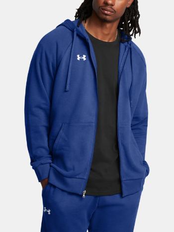 Under Armour UA Rival Fleece FZ Hoodie Mikina Modrá