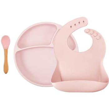 MINIKOIOI set na stolování BLW II, Pinky Pink (8681176334407)