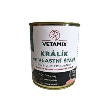 Vetamix Králík ve vlastní šťávě 6 × 800g (9413087963136)