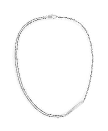 Calvin Klein Dvojitý pánský ocelový náhrdelník Iconic 35100057