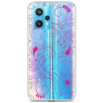 TopQ Kryt Realme 9 Pro+ silikon Pink Ornament 73258 (Sun-73258)