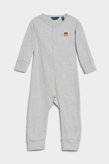 PYŽAMO GANT ARCHIVE SHIELD PYJAMA LIGHT GREY MELANGE